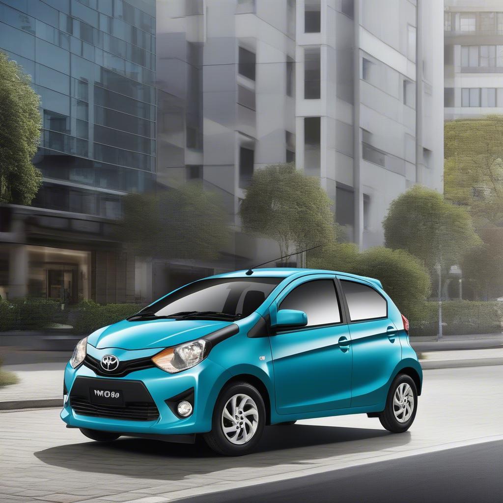 Ngoại thất Toyota Wigo hiện đại, trẻ trung, năng động, phù hợp với đô thị