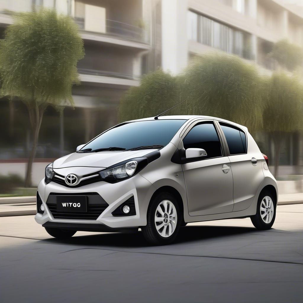 Ngoại thất Toyota Wigo hiện đại, nhỏ gọn, năng động, phù hợp với giới trẻ, dễ di chuyển trong đô thị.