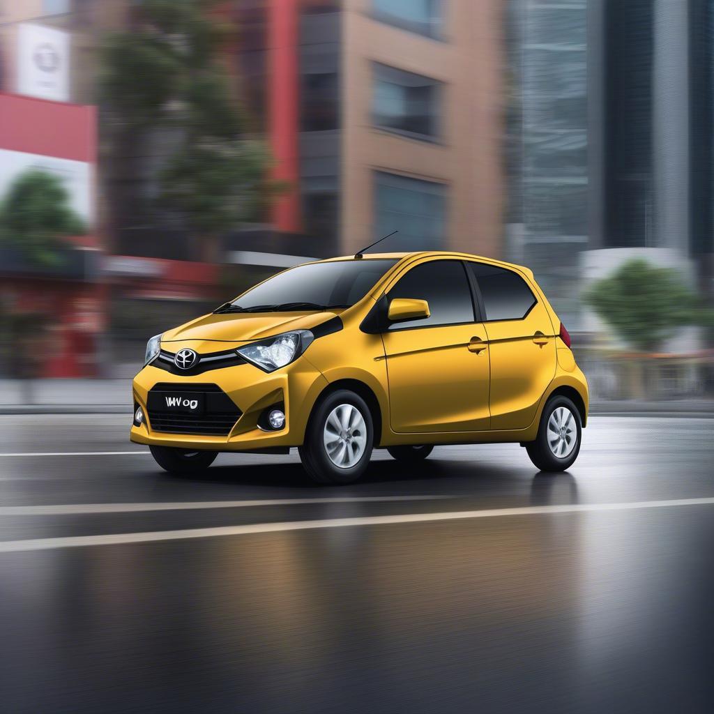 Toyota Wigo ngoại thất hiện đại