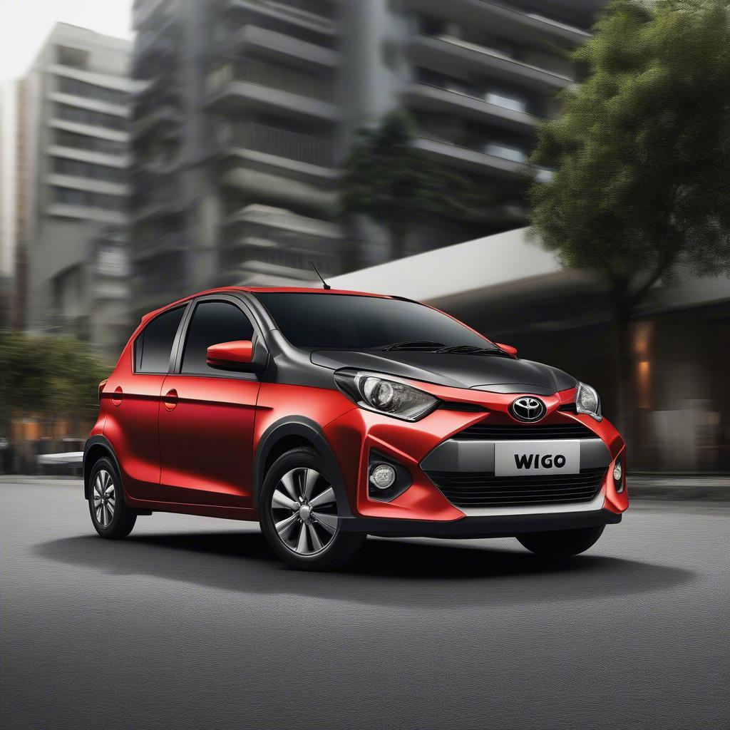 Ngoại thất Toyota Wigo hiện đại và trẻ trung