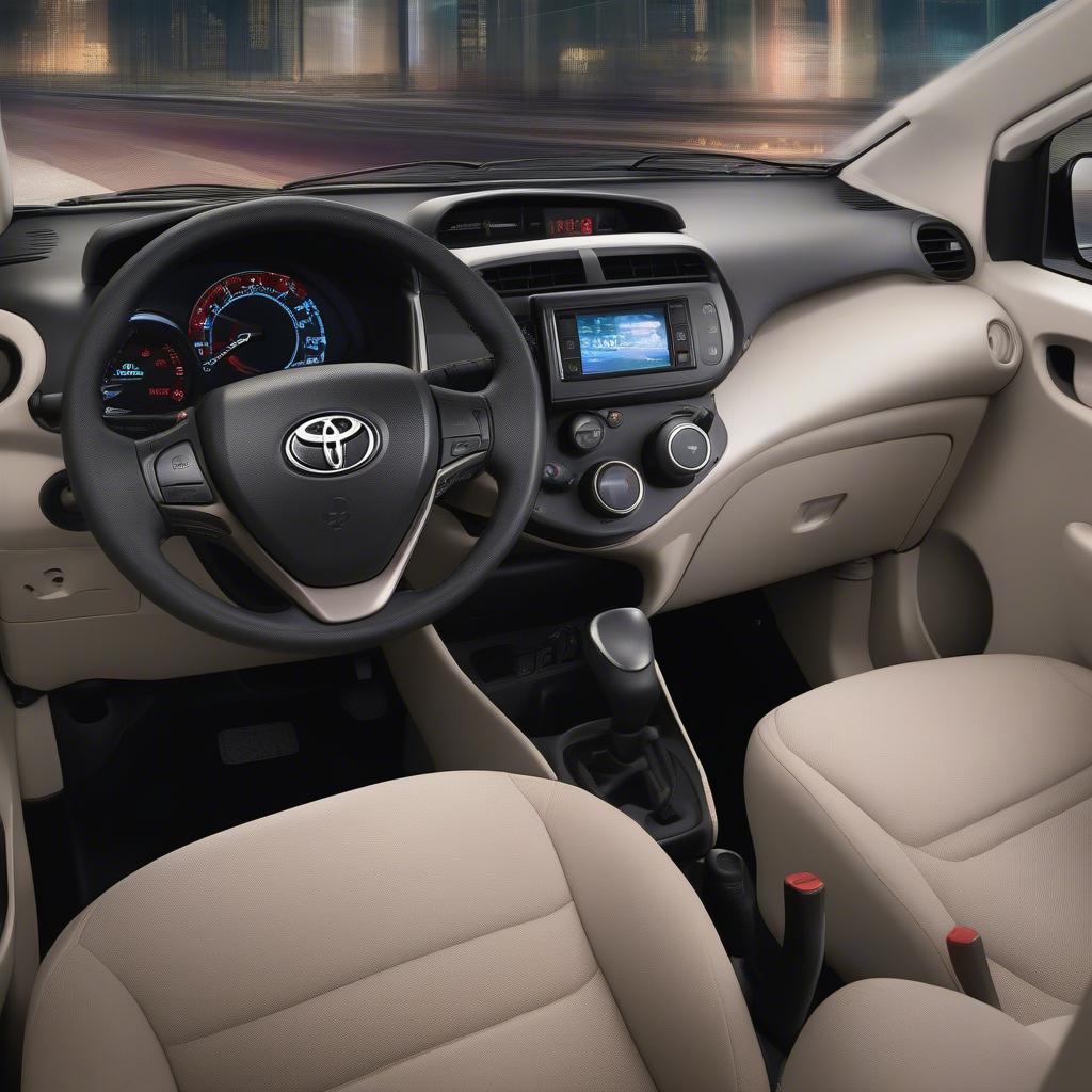 Toyota Wigo Nội Thất Hiện Đại