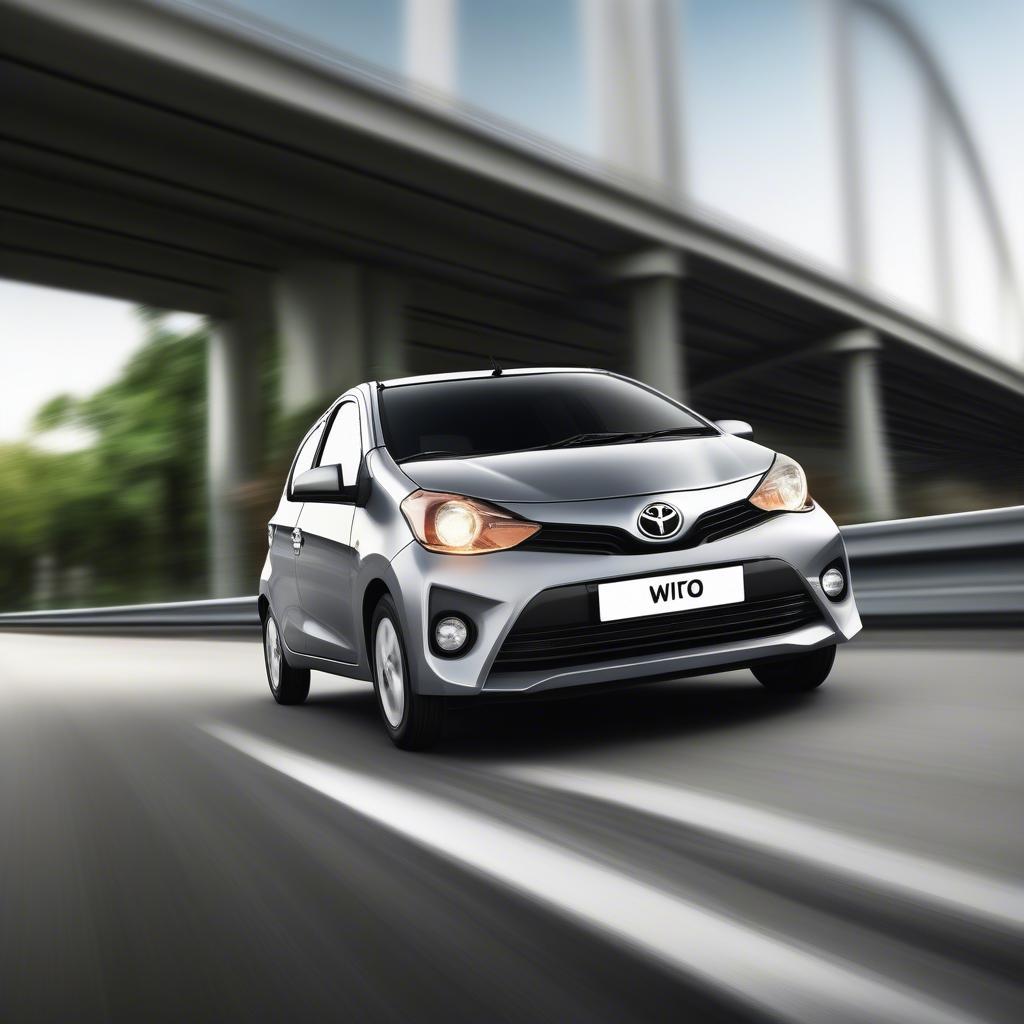 Toyota Wigo tiết kiệm nhiên liệu trên đường