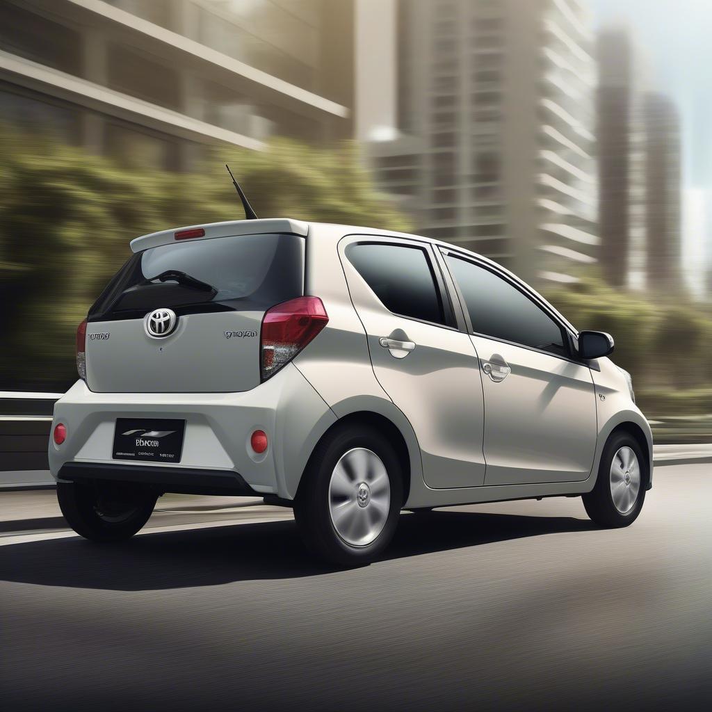 Toyota Wigo vận hành mạnh mẽ trên đường phố