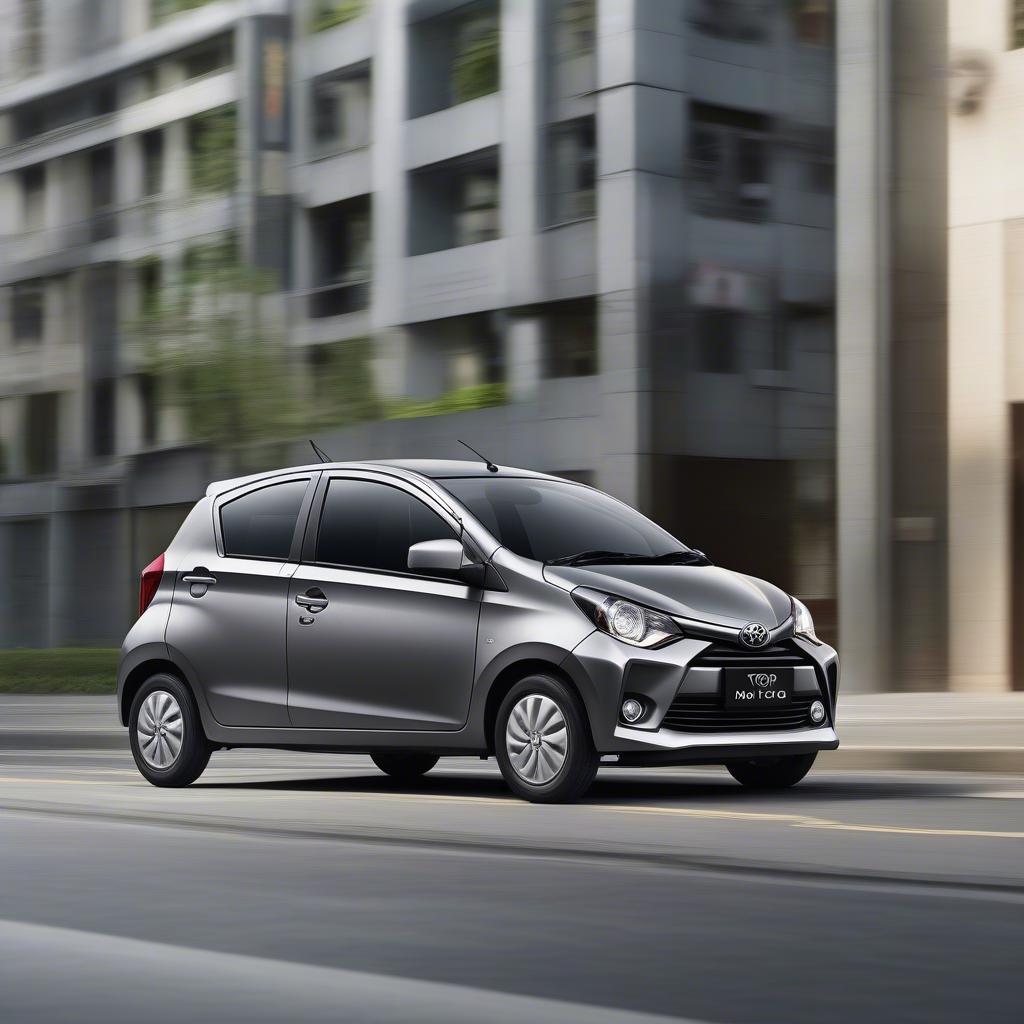 Toyota Wigo xám tinh tế và hiện đại