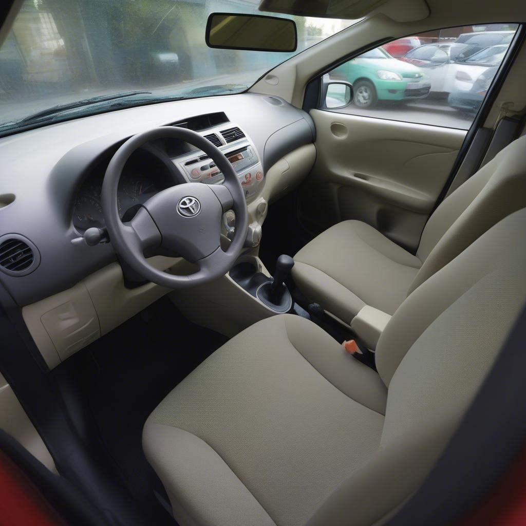 Nội thất Toyota Yaris 2005