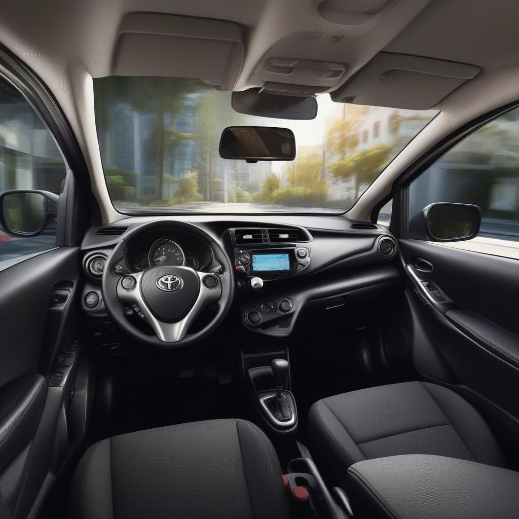 Nội thất Toyota Yaris 2015 G