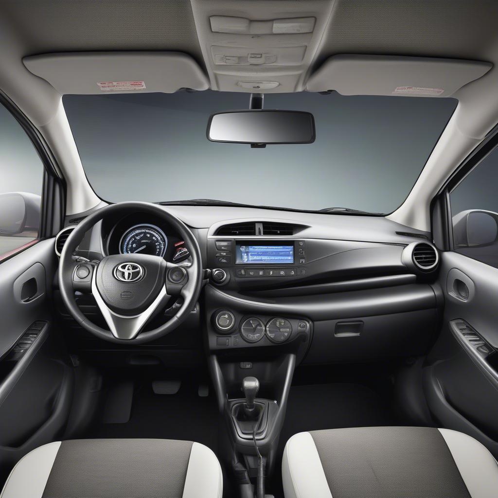 Nội thất Toyota Yaris 2015