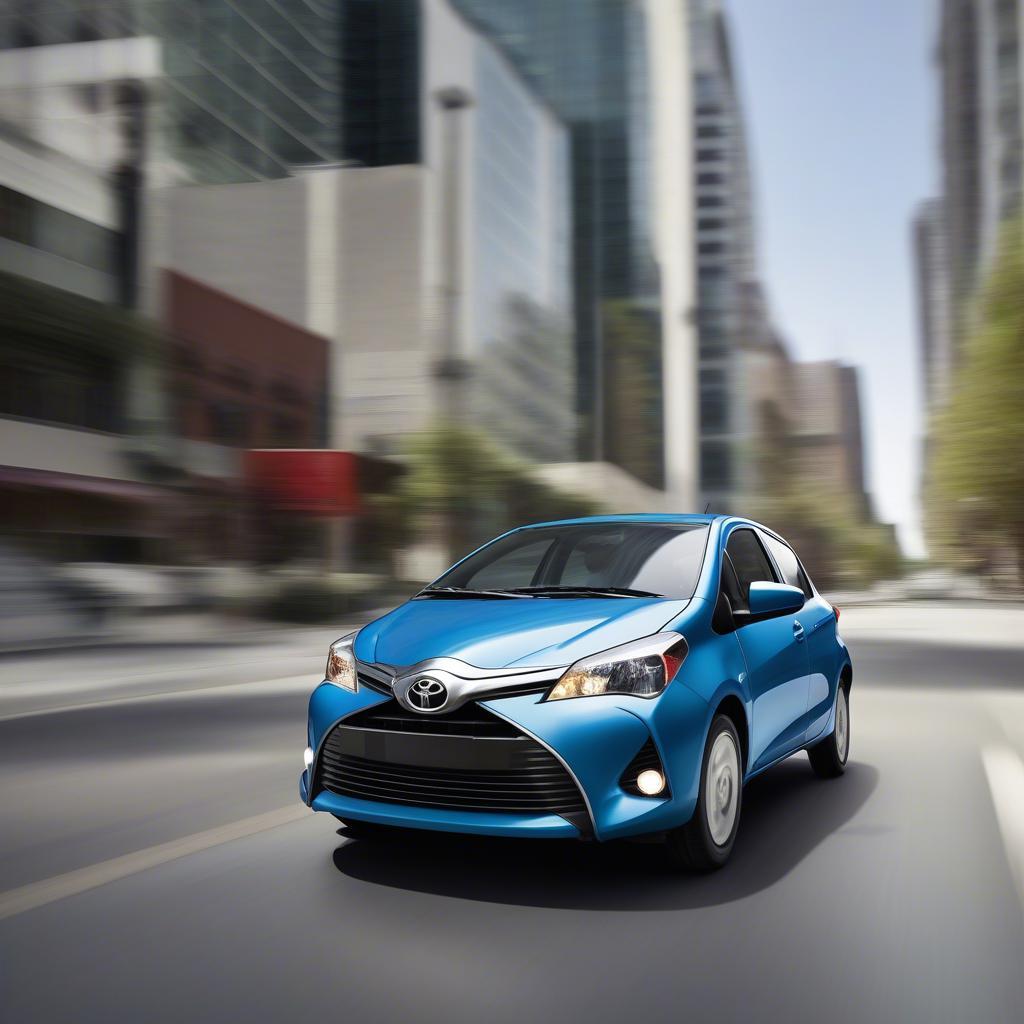 Toyota Yaris 2016 di chuyển linh hoạt trong đô thị