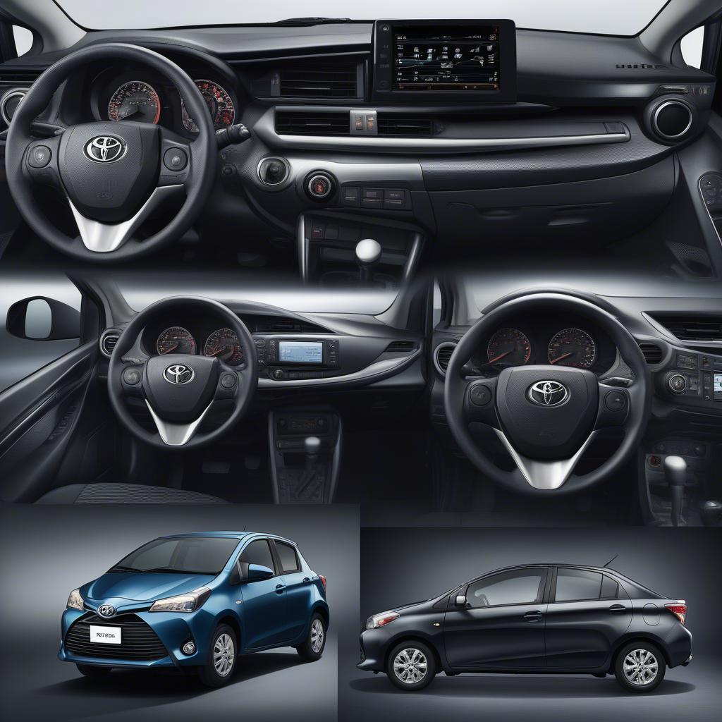 Ngoại thất và nội thất Toyota Yaris 2016 G