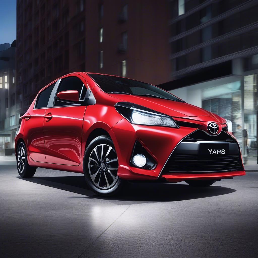 Toyota Yaris 2018 màu đỏ