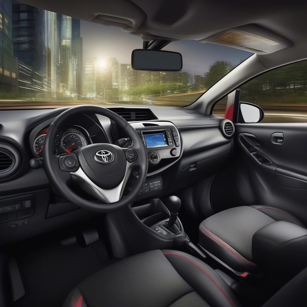 Nội thất Toyota Yaris 2018