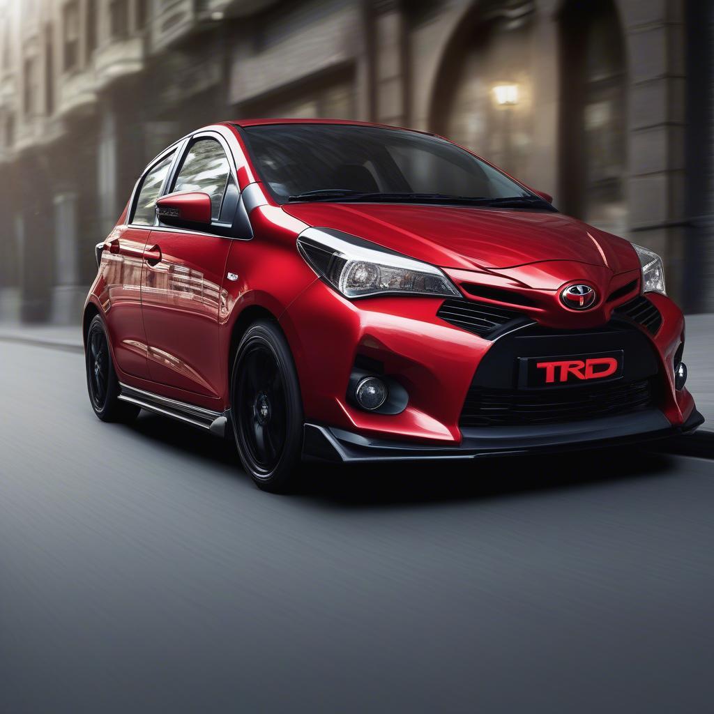 Toyota Yaris đỏ phiên bản TRD Sportivo