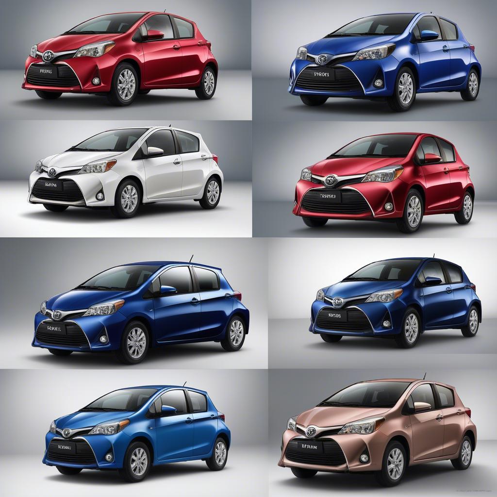 Các phiên bản Toyota Yaris Hackback cũ phổ biến