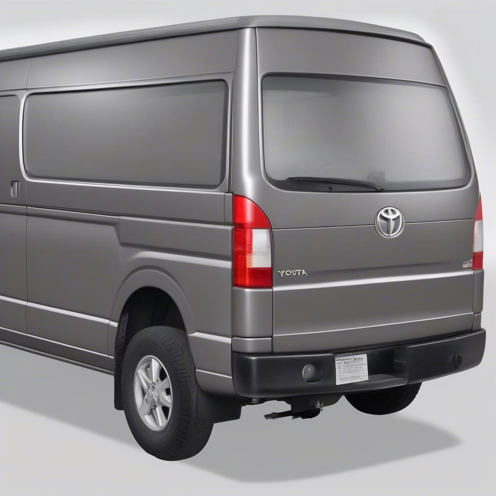 Vị trí bình xăng Toyota Hiace 2008