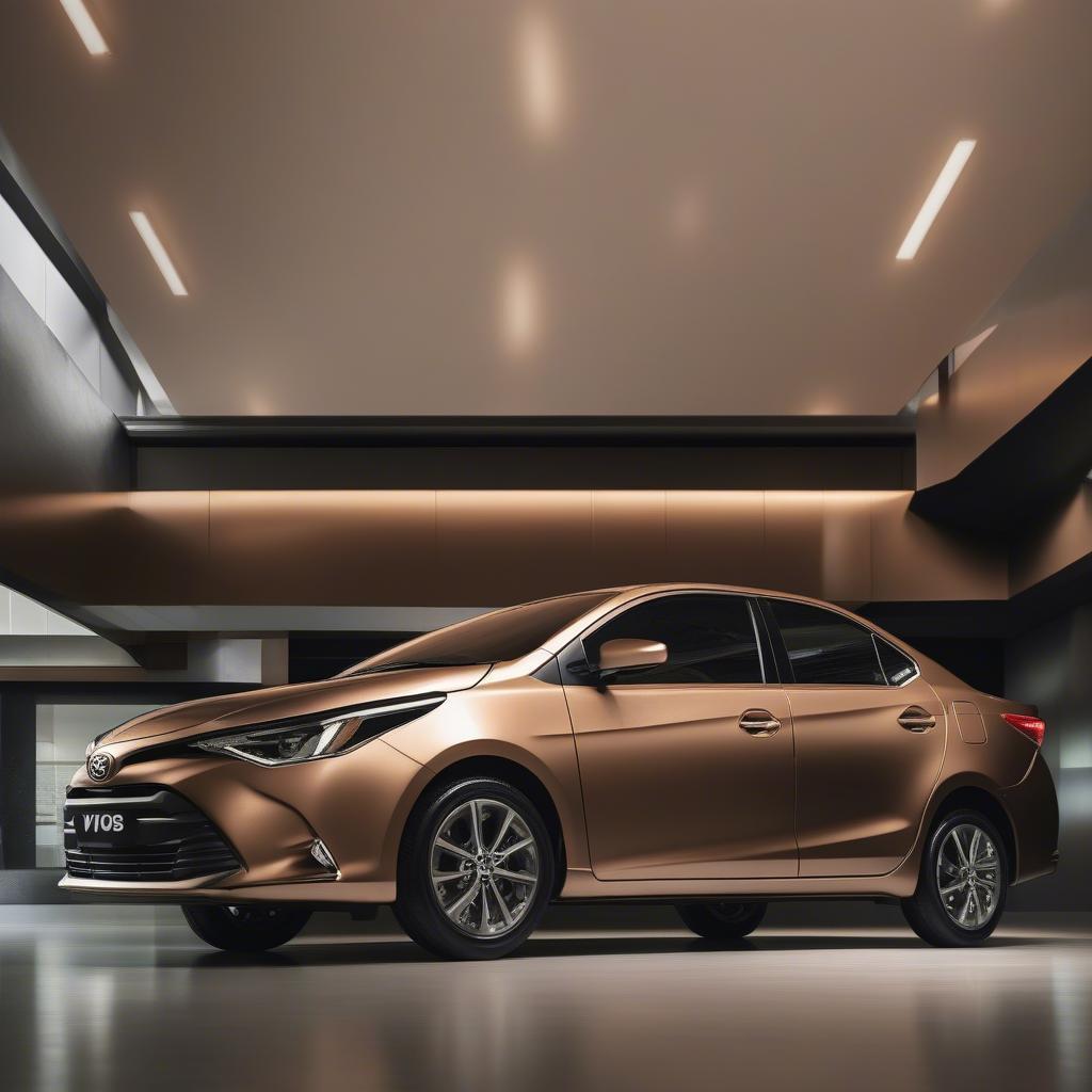 Toyota Vios 2019 màu đồng sang trọng