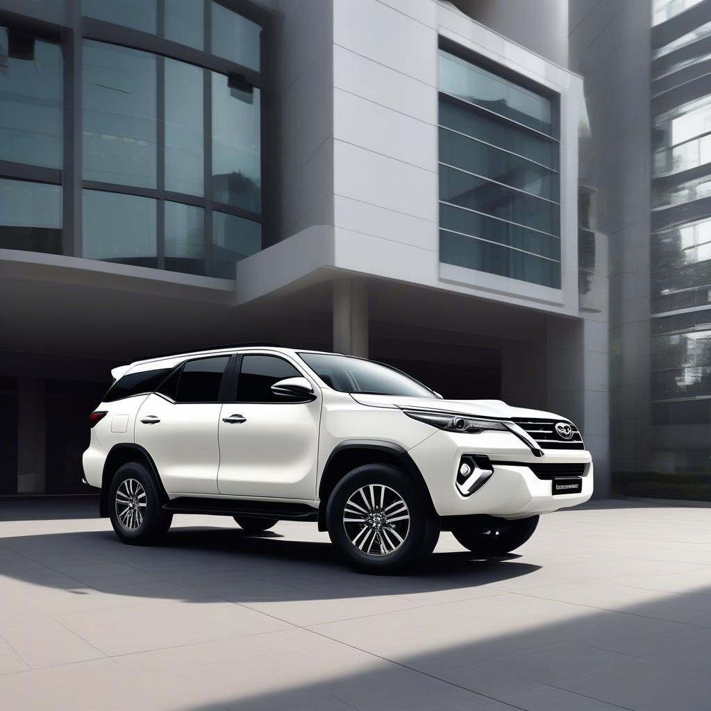 Xe Fortuner White Sang Trọng