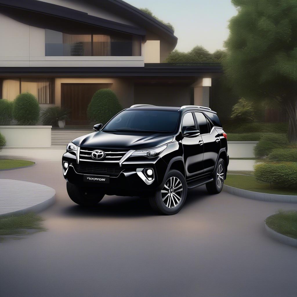 Toyota Fortuner 2015 Black Exterior