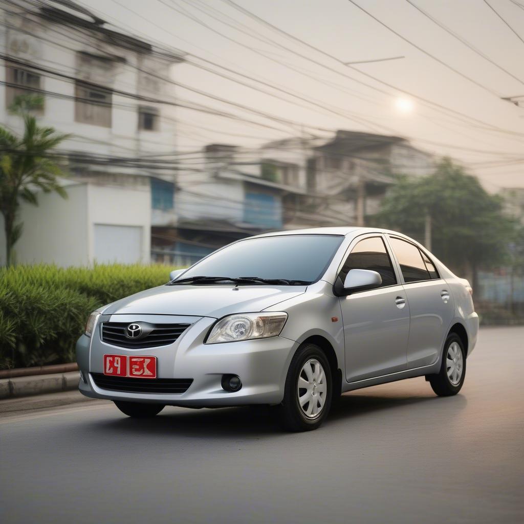 Toyota Vios 2008 ngoại thất Bình Dương